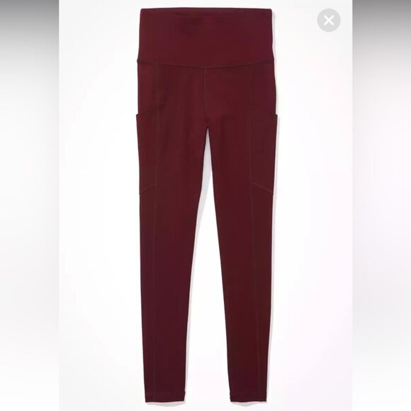 AE The Everything Pocket Highest Waist Legging Maroon - Picture 5 of 15